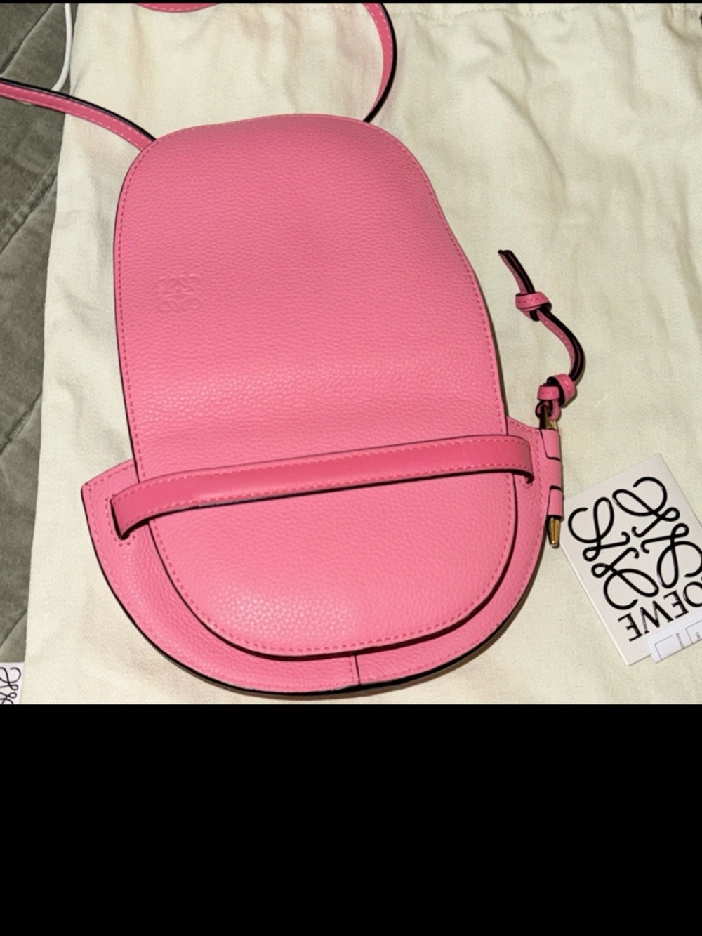 Loewe Pink Gate Mini Leather Crossbody - Picture 2 of 3